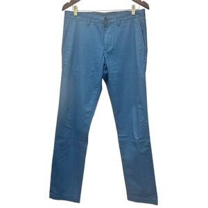 1901 Nordstrom men's blue flat front cotton chino pants 31 like new! 💙
